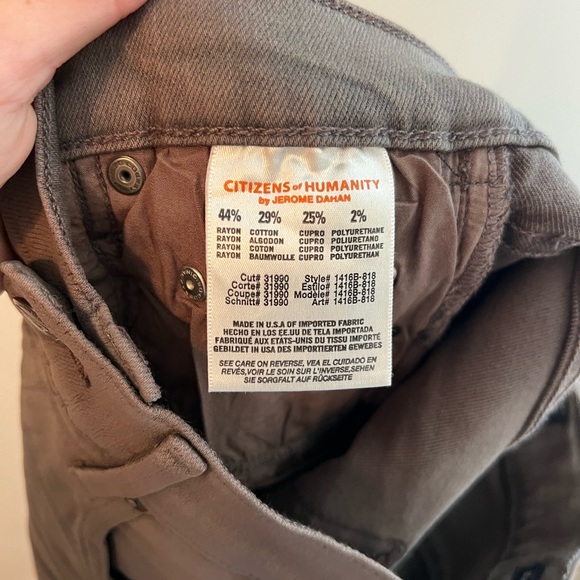 Citizens of Humanity - Rocket Slick High Rise Skinny Jeans - Size 26 - Picture 8 of 11